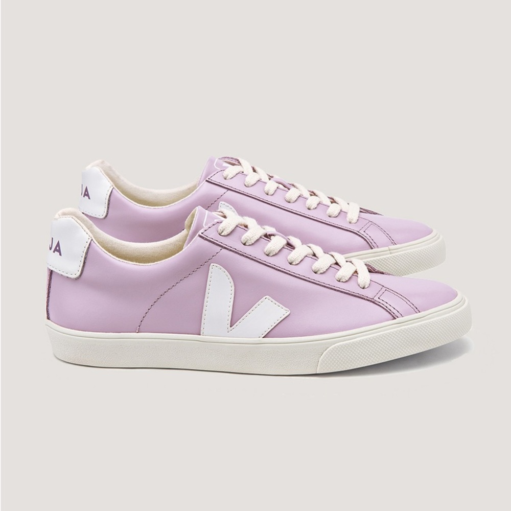VEJA Esplar Low Leather Lavender Sneakers
